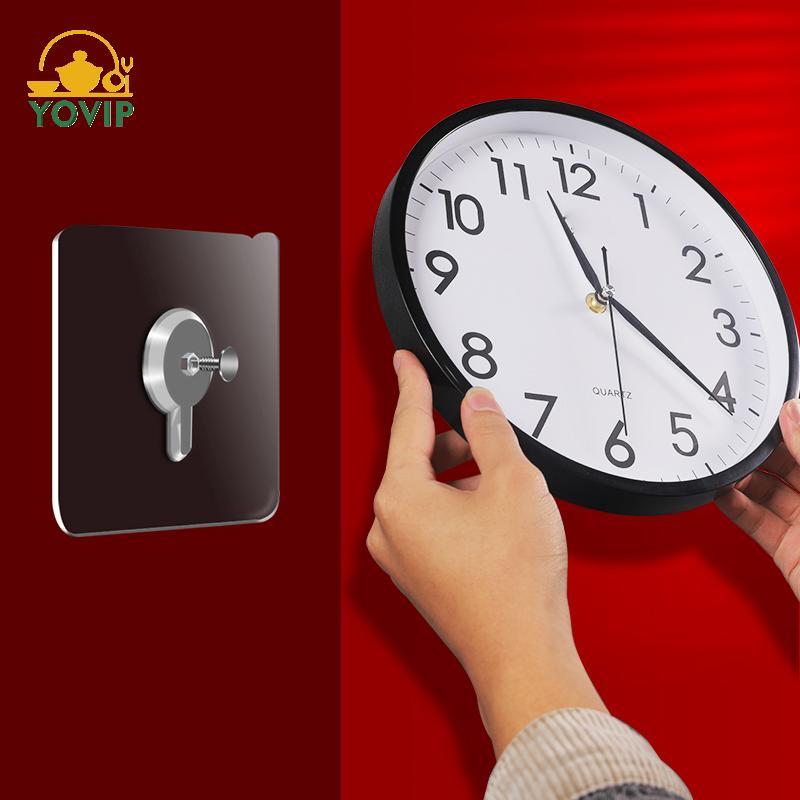 YOVIP Giá đỡ khung ảnh/poster, móc dính chắc chắn, chống thấm nước, dùng cho nhà bếp/phòng tắm, không khoan tường