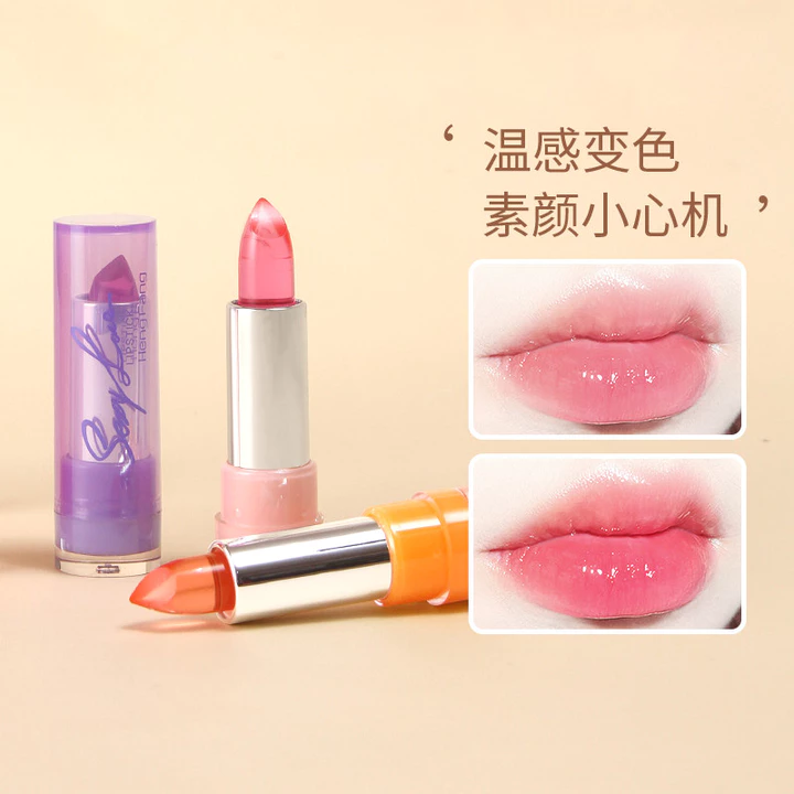 Hengfang Son Môi Thạch Đổi Màu Son Môi Nữ Dưỡng Ẩm Thay Đổi Nhiệt Độ Son Môi Sinh Viên Đảng Giá Rẻ Dưỡng Ẩm Son Bóng