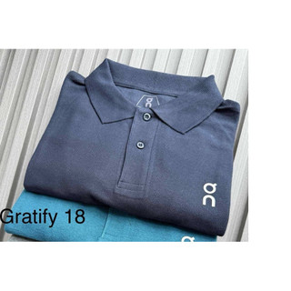 [Readystock] Áo thun cổ điển có logo cao su và cổ áo chất lượng cao, Áo polo nam siêu cao cấp