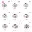 MJnmc 3 / 4 / 5 / 6 / 7 / 8 / 10 / 11 / 12mm mặt bích cứng khớp nối động cơ hướng dẫn trục khớp nối mới
