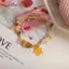 AqToCna Osmanthus Cat Ngôi Sao Nhỏ Mèo Dệt Vòng Tay Đa Năng Vòng Tay Người Bạn Thân Dây Tay Staable Cặp Đôi Trang Sức AqToCna