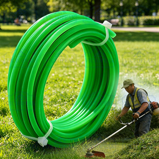Dây tông đơ Nylon vuông màu xanh lá cây 3.0mm * 5m Tali Rumput Mesin Potong Rumput