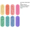 < Pluscloth > Bộ 8 viên đá silicon cho trẻ em – Đồ chơi thần tài lo lắng có họa tiết để giảm căng thẳng Tập trung hỗ trợ lo âu – Đá di động an toàn bền bỉ cho trẻ em Giảm căng thẳng
