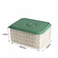 Hộp đựng bánh bao CATMALLER88, Hộp đựng trong suốt niêm phong tuyệt vời Hộp đựng thực phẩm, Tiết kiệm không gian có thể tái sử dụng với máy ghi thời gian Hộp đựng nhiều lớp cho tủ lạnh