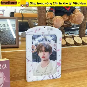 Vỏ bảo vệ hình ảnh SNUGHOUSE, Giá đỡ Photocard PVC đầy màu sắc, Màn hình Album khổng lồ của thần tượng Hàn Quốc A4