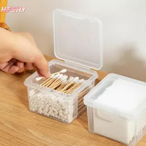 HFSHY Có Nắp Hộp Đựng Mỹ Phẩm Sắp Xếp Hộp Bảo Quản Máy Tính Để Bàn Chống Bụi Tẩy Trang Cotton Lipsti Mỹ Phẩm Tổ Chức Giá Đỡ VN