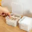 HFSHY Có Nắp Hộp Đựng Mỹ Phẩm Sắp Xếp Hộp Bảo Quản Máy Tính Để Bàn Chống Bụi Tẩy Trang Cotton Lipsti Mỹ Phẩm Tổ Chức Giá Đỡ VN