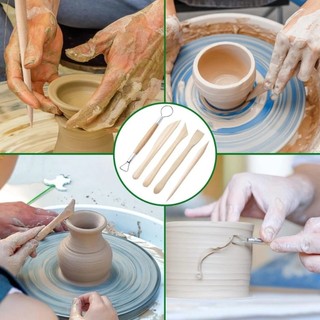 Bộ Dụng Cụ Điêu Khắc Đất Sét, Dụng Cụ Làm Đất Sét, Làm Gốm Thủ Công-ALINE