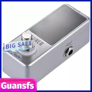 Guansfs Màn hình LED hiệu ứng bàn đạp điều chỉnh màu sắc mini True Bypass cho Guitar Bass