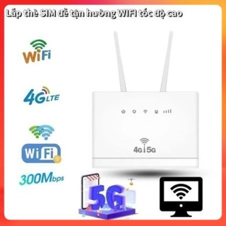 Bền Bỉ Bộ Phát Wifi Từ Sim 4g/5g LTE 4G CPE Tốc độ 300Mbps 3 Cổng Lan,Kết Nối 32 Thiết Bị, Lắp Thẻ SIM để Sử Dụng WIFI