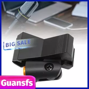 Guansfs Cải thiện giá đỡ kẹpGiá đỡ microKẹp micro đa năng ClipMic Kẹp giữ Giá đỡ mic cầm tay JD‑09 ABS Giá đỡ cầm tay đa năng với 5/8in M đến 3/8in