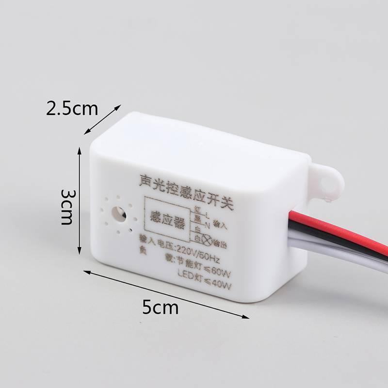 Công tắc cảm biến giọng nói GKY 220V Thông minh trong nhà Tự động bật tắt đèn Công tắc phát hiện GKY