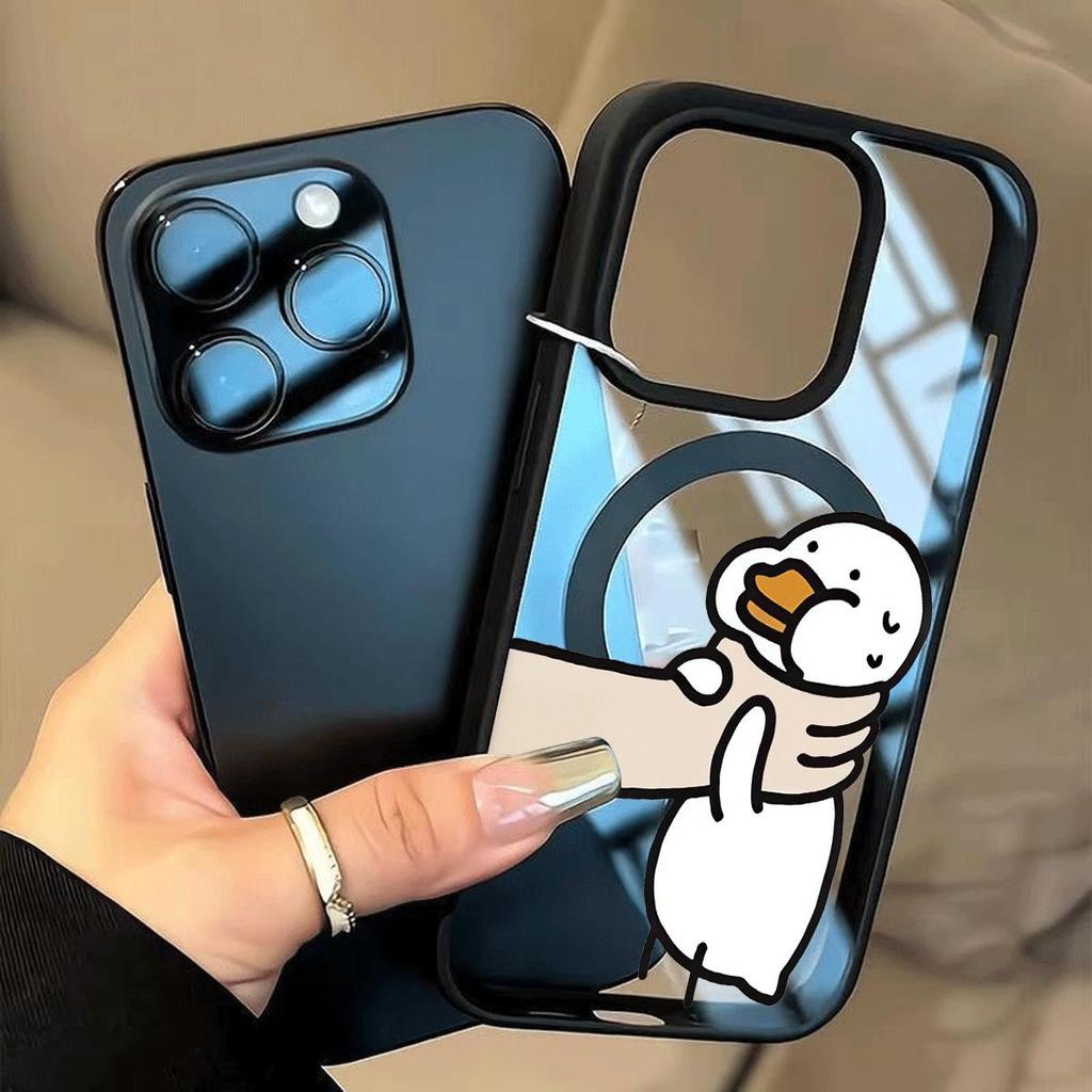 Vịt Ứng dụng iPhone 16P17/1514 Vỏ điện thoại hút từ 13/12 Dễ thương 11 Ý tưởng