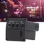Guansfs Bộ chỉnh đàn guitar màu đen 2 băng tần EQ Acoustic cho phòng thu sân khấu thực hành với các điều chỉnh âm trầm và âm bổng Dễ dàng cài đặt Được thiết kế để tồn tại lâu dài
