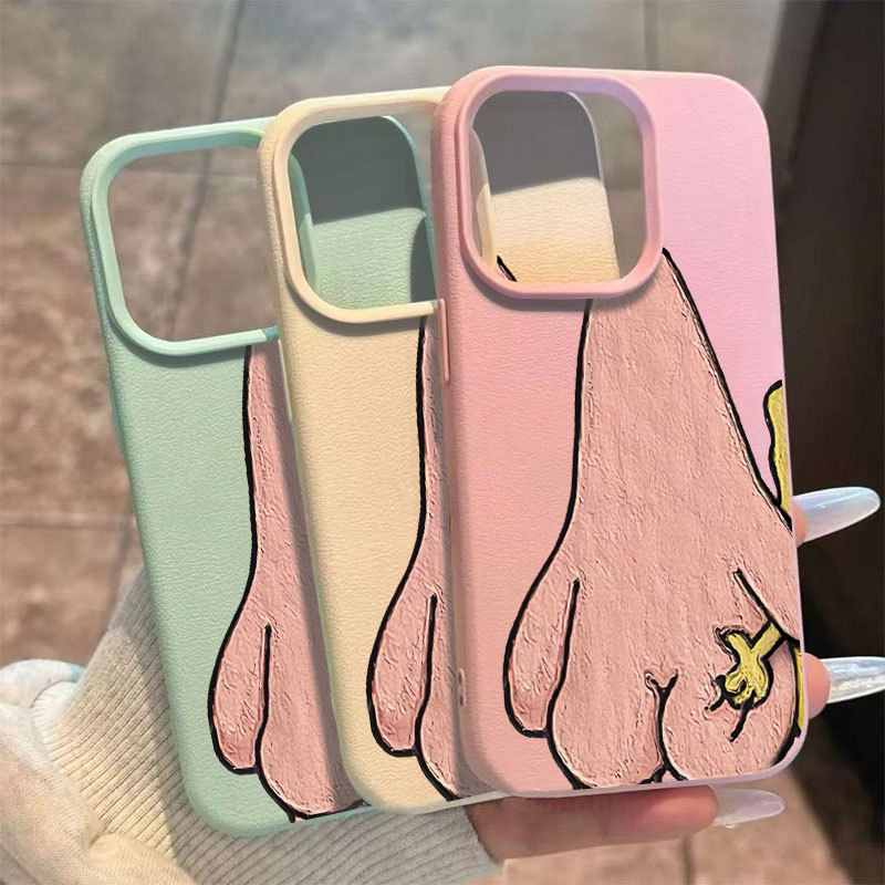Ốp Lưng iPhone TPU Hoạ Tiết Da Mềm SpongeBob Patrick Star, Bảo Vệ Camera - iP X/XS/11/12/13/14/15/16/17/Plus/Pro/Max/Air