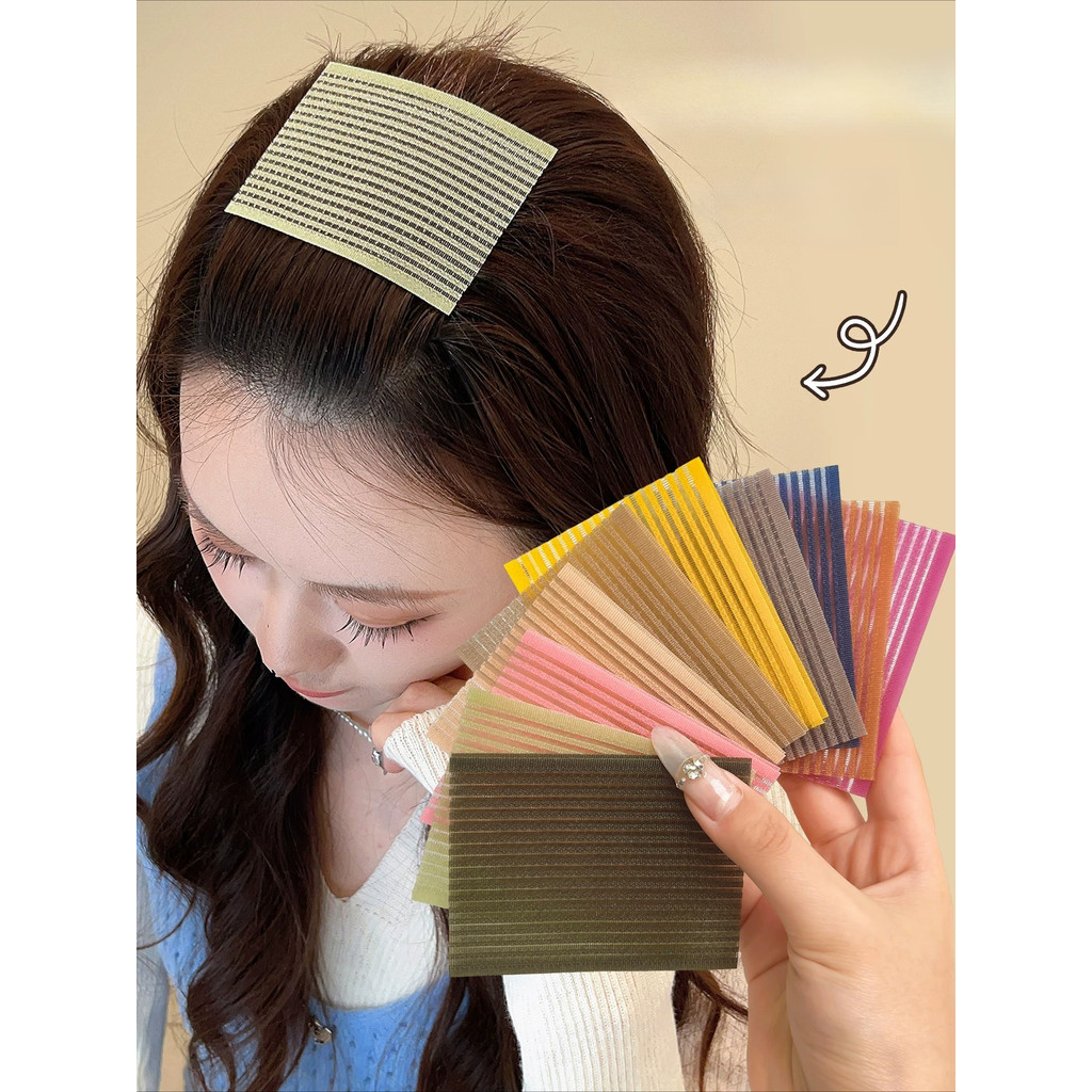10pcs/set Miếng dán tóc Velcro màu đơn giản, phong cách mới, dễ cố định