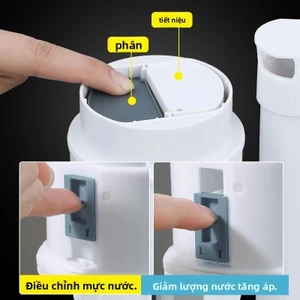 Phụ kiện bồn cầu van đầu vào/xả nước kiểu cũ đa năng K3XR
