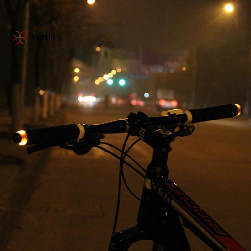 Thanh đèn tay lái xe đạp với đèn LED cảnh báo an toàn, chạy bằng pin