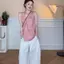 Áovest sơ mi nữ không tay với thiết kế thắt nút trái tim độc đáo, mang phong cách nhẹ nhàng của Hàn Quốc