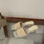 TT 2026 Phong Cách Mới Mũi Vuông Ống Hút Dép Nữ Dệt Flip-Flops Dép Nêm Dép