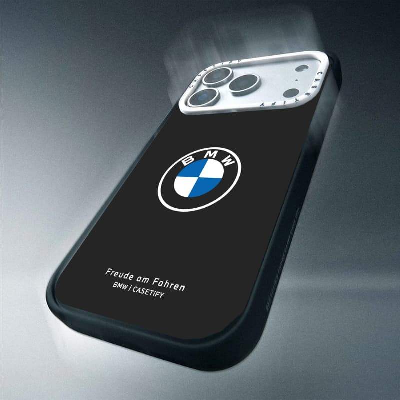 CASECASE X BMW Xanh Bộ Sưu Tập Ốp Lưng Máy Ảnh Màu Trắng Vòng Phiên Bản Mờ Đen Cứng Hút Từ Tính Tác Động Dành Cho Apple IPhone 13 14 15 16 17 Pro Max Air Plus Có Hộp