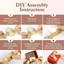 TUYỆT VỜI 30 / 60 Bộ phong bì chữ tình yêu, Thẻ viết sẵn Hộp thanh lịch DIY Hộp ghi chú tình yêu, Thẻ Mini trống lãng mạn Nhãn dán trái tim Bộ ghi chú tình yêu Ngày lễ tình nhân