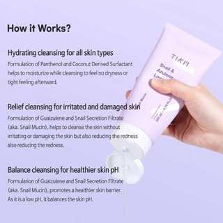 TIA'M Snail & Azulene Low pH Cleanser 200ml