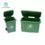 Gamchiano 2 Cái 1 / 12 Nhà Búp Bê Thùng Rác Thu Nhỏ Thùng Rác Mô Hình Nhà Búp Bê Chất Thải