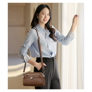 Túi đeo vai nữ, túi đeo chéo, túi điện thoại di động, túi nhỏ mini, túi nhẹ hai lớp dành cho mẹ