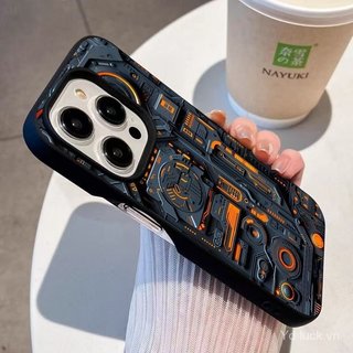 Retro Khối xây dựng độc đáo Xu hướng thời trang Vỏ mềm nửa gói Thích hợp cho iPhone 17promax 11 12 13pro 14promax 15 16plus 17pro 14 16pro Ốp điện thoại chống sốc