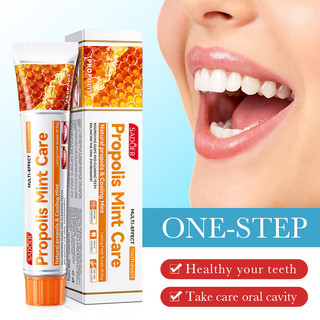 Keo ong Muối biển Gừng Kem Đánh Răng Nướng Soda Làm Trắng Răng Làm Sạch Tartar Tươi Hơi Thở 100g