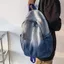 Mới Đơn Giản Chuyển Đổi Thường Ngày Đôi Lưng Hợp Thời Trang Schoolbag Đi Chơi Vải Dung Tích Lớn Phù Hợp Với Nam Nữ Cặp Đôi Ba Lô