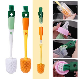 Cọ vệ sinh ly cốc, bình sữa 4in1 tay cầm dài đa năng tiện lợi