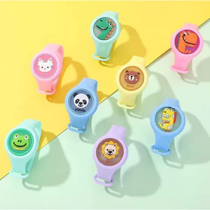 Đồng hồ chống muỗi - đồng hồ tinh dầu chống muỗi có đèn phát sáng - Đồng hồ hoạt hình dễ thương an toàn bảo vệ bé
