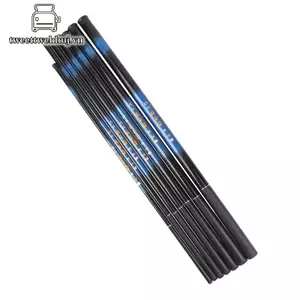 Cần câu cá cao cấp với kính thiên văn và nhíp sợi thủy tinh, đa dạng kích thước từ 2.1 đến 7.2 mét - Phù hợp câu cá chép và lướt sóng tại Việt Nam