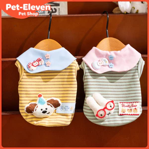 Chó Con Quần Áo 2026 Bichon Schnauzer Teddy Thú Cưng Mèo Mùa Xuân Mùa Hè Áo Mỏng