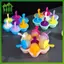 SWEET 7 Lỗ DIY Kem Pops Khuôn Silicon Kem Bóng Máy Làm Popsicles Khuôn Trái Cây Cho Bé Lắc Nhà Phụ Kiện Nhà Bếp Dụng Cụ n