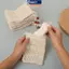 MAKY Vải Lanh Cotton Tự Nhiên Tạo Bọt Túi Xà Phòng Tiết Kiệm Lưới Massage Tẩy Tế Bào Chết Túi Tắm Máy Làm Bong Bóng Dụng Cụ Vệ Sinh VN