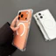 Dành Cho iPhone 17 16 15 14 Pro Max 13 Pro Max 12ProMax Ốp Lưng Ins Đơn Giản Nửa Trong Suốt Màu Trắng IMD Matte Vuông Cứng Vỏ Điện Thoại Cho iPhone 17 Pro Max 15 Pro Max