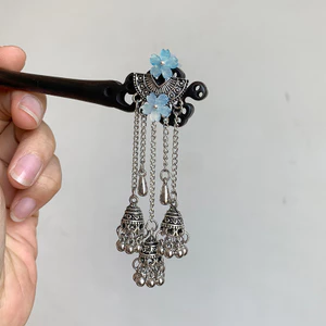 Kẹp Tóc Tua Rua Sườn Xám Phong Cách Hanfu - Phụ Kiện Thời Trang Mới