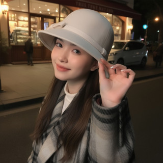 Hats Beret Lenpha Trộn Có Thể Điều Chỉnh, Phù Hợp Ngoài Trời Hàng Ngày