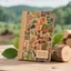 A5 Thân Thiện Với Môi Trường Retro Notebook Nút Chai Nối Cà Phê Đất Tem Phong Cách Tái Chế Notepad Hàng Có Sẵn LXJM