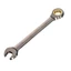 Cờ lê Ratchet hai mục đích Niken đen Trọn bộ Cờ lê tiết kiệm lao động hai chiều 72-Tooth Torx Auto Repair Kit