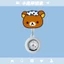 Rilakkuma Có Thể Thu Vào Y Tá Treo Tường Đồng Hồ Kéo Y Tế Dễ Thương Ngực Đồng Hồ Bác Sĩ Bỏ Túi Đồng Hồ Sinh Viên Thi Dạ Quang
