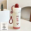 Cốc Giữ Nhiệt Nữ 00616|Cốc Ống Hút 600ml Mẫu Mới|Thép Không Gỉ 316|Dung Tích Lớp|Hoạt Hình Cao Cấp|Gọn Nhẹ Có Dây Đeo