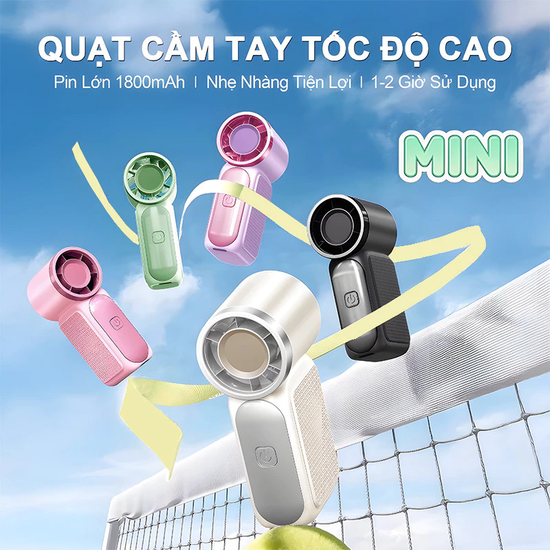 Quạt mini cầm tay Turbo X688 nhỏ gọn