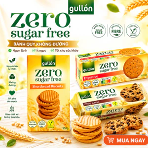 Bánh Quy Ăn Kiêng Không Đường Gullon Sugar Free Ăn Vặt Thơm Ngon, Giòn Rụm
