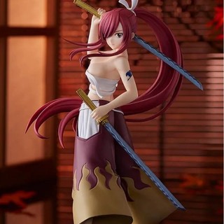 17cm Fairy Tail Erza Scarlet PVC Hình - Samurai Warrior Style Collected Anime Model Toy