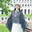 FUHUIOT Chống Nắng Che Nắng, Lưới Trong Suốt Chấm Bi Áo Sơ Mi Bao Da, Áo Khoác Thanh Lịch Rời Phù Hợp Với Bãi Biển Che Phủ Nữ