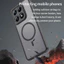 Ốp điện thoại có thể sạc lại, tương thích với Xiaomi 15T Pro và 14TPro, kết thúc mờ, cạnh sau gia cố, chống sốc, bìa cứng, hỗ trợ từ tính.